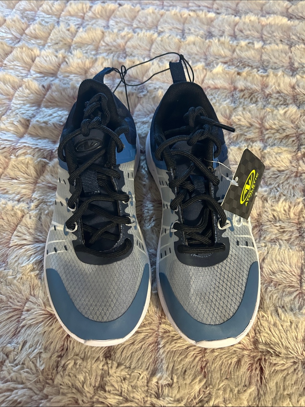 Athletic Works Kids Sneakers in Gray and Blue size 1 new